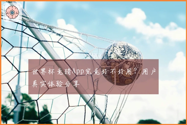 世界杯竞猜App究竟好不好用？用户真实体验分享