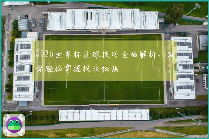 2026世界杯让球技巧全面解析，助你轻松掌握投注秘诀