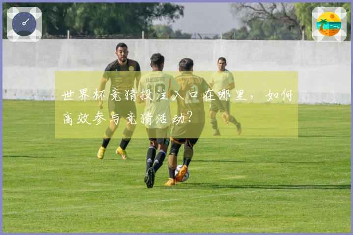 世界杯竞猜投注入口在哪里，如何高效参与竞猜活动？