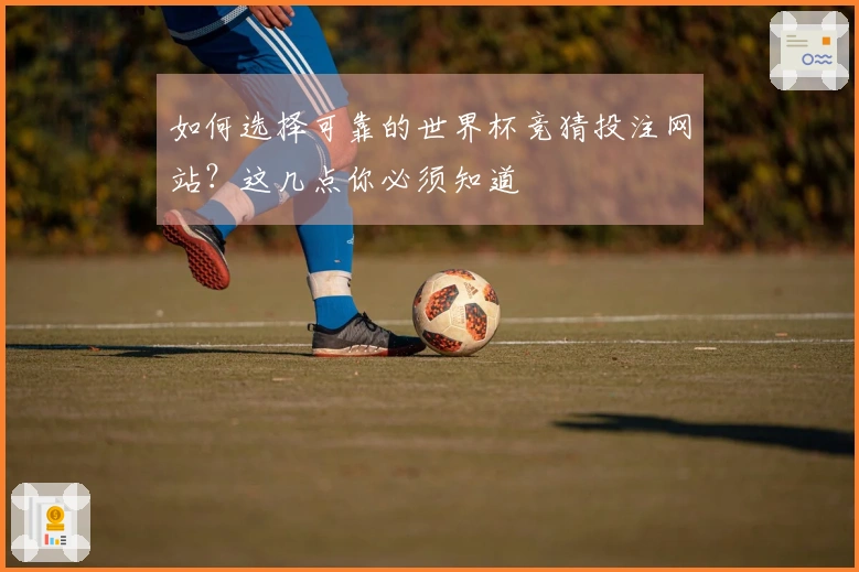 如何选择可靠的世界杯竞猜投注网站？这几点你必须知道